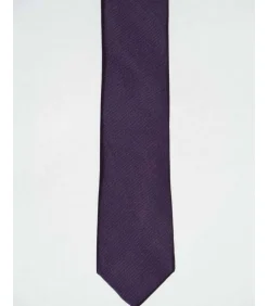 Das slimline zijde donkerpaars