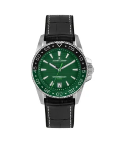 Datum horloge Liverpool Diver Green - Black