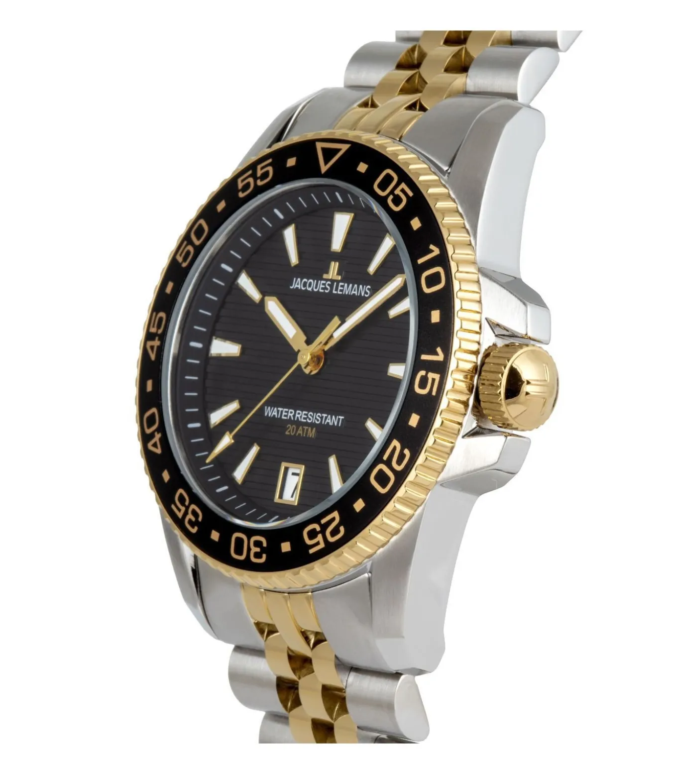 Datum horloge Liverpool Diver Black - Gold