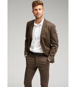 De Originele Performance Blazer - Donkerbruin