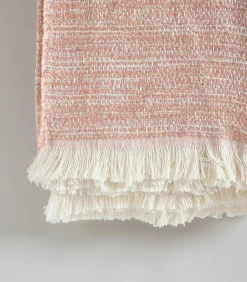 Deken 1 persoon Melange 160x220 cm Lichtroze