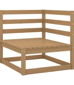 9-delige Loungeset massief grenenhout