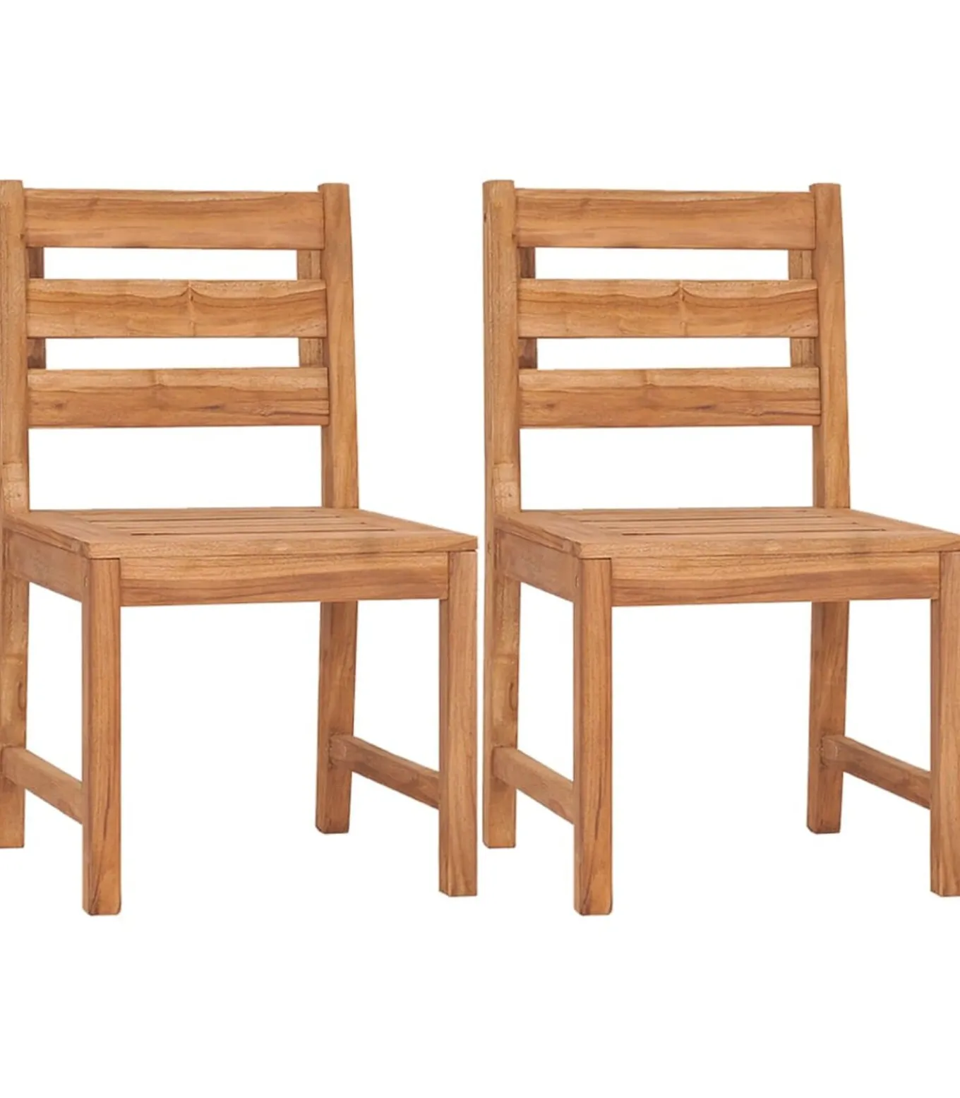 3-delige Tuinset massief teakhout