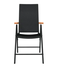 7-delige Tuinset zwart