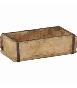 Dienblad met opslag Bruin 30 x 15 x 9 cm