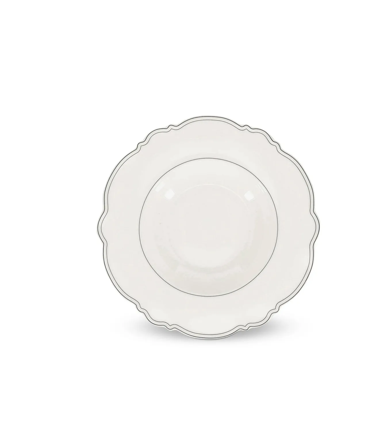 Diep bord 23,5/14xH3,5cm Odette - set/2