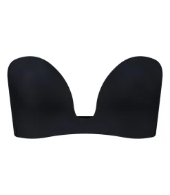 Diepe Duik Strapless Bh | Zwart M