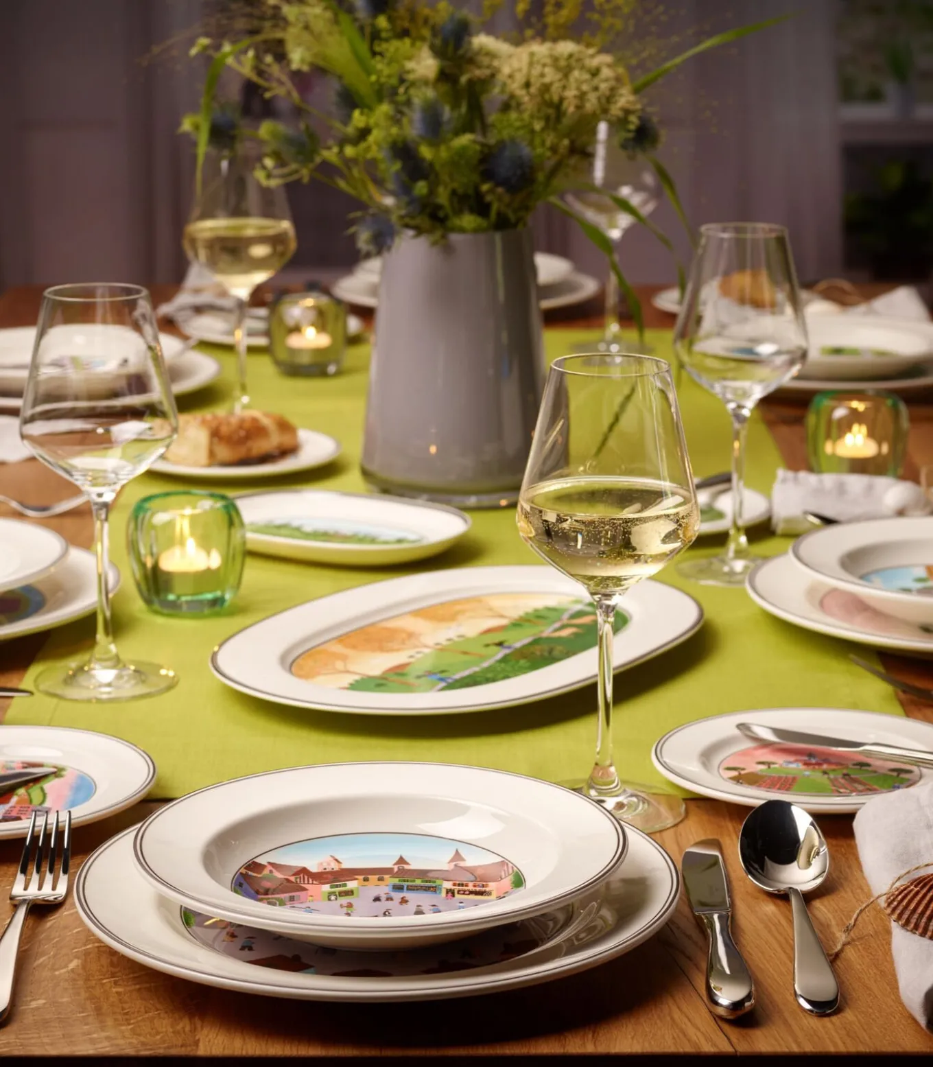 Dinerbord Pluimveehouderij Design Naif