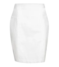 Donkerolijfgroene wikkeljurk met ruches – Viscosemix, 3/4 mouw