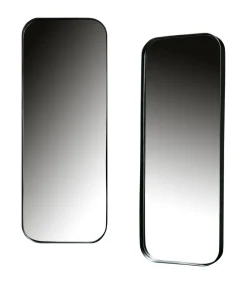 Doutzen Spiegel - Metaal - Zwart - 110x40x5