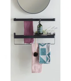 Doutzen Spiegel - Metaal - Zwart - 50x50x5