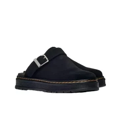 Dr. Martens suède zwarte mules