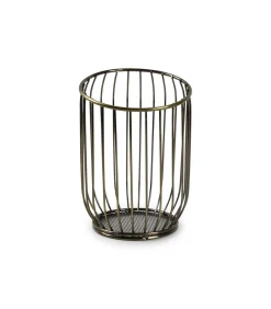 Draadmand 12xH16cm goud/zwart Loft