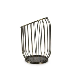 Draadmand 12xH16cm goud/zwart Loft