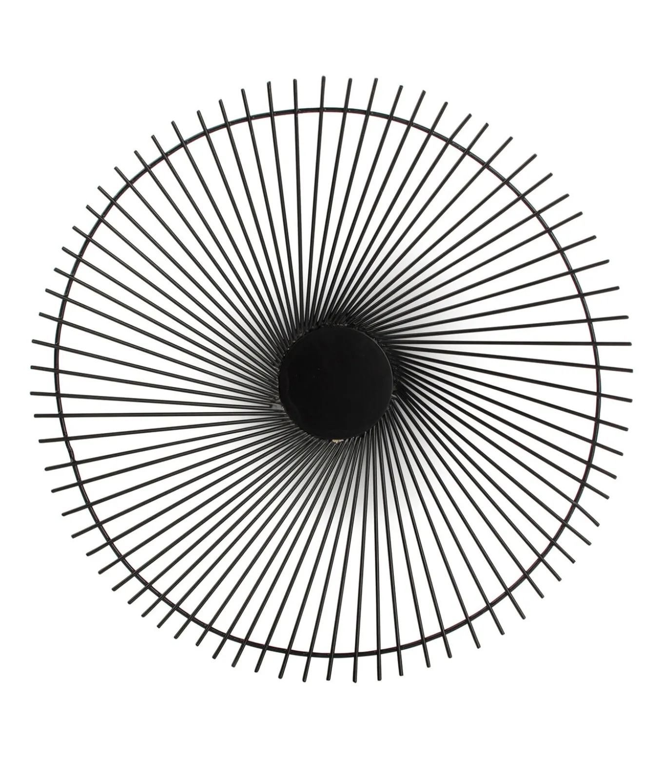 Draadmand 40xH5cm zwart twisted Iris