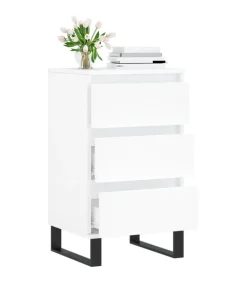 Dressoir 40x35x70 cm bewerkt hout wit