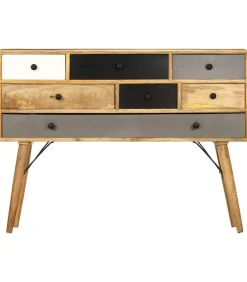 Dressoir 110x30x82 cm massief mangohout