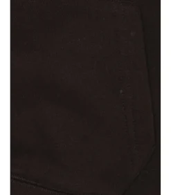 Driekleurige jongenstrui met kangoeroezak en plantenpatroon