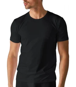 Dry Cotton Shirt Zwart