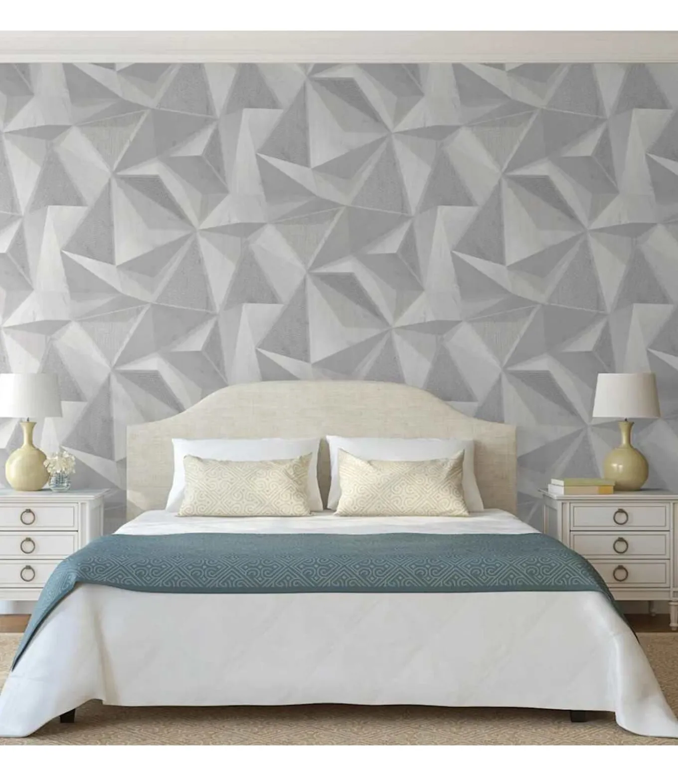 DUTCH WALLCOVERINGS Behang Onyx lichtgrijs