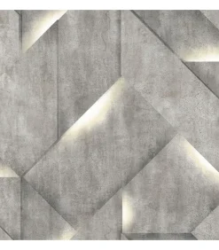 DUTCH WALLCOVERINGS Behang Onyx donkergrijs