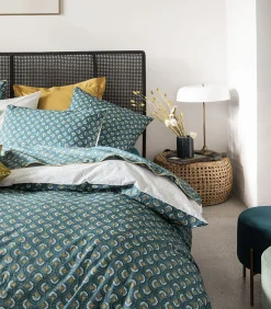 Eclipse - Laken in katoen perkal met print