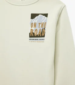 Ecru Jongens Sweatshirt Lange Mouwen