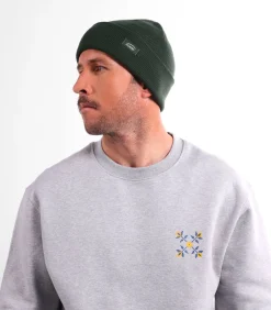 Effen muts met boord CRAIG