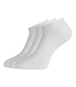 enkelsokken 3 paar knitted sneaker socks white