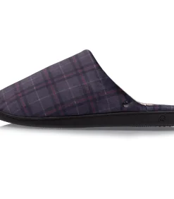 Ergo pantoffels zwart Tartan