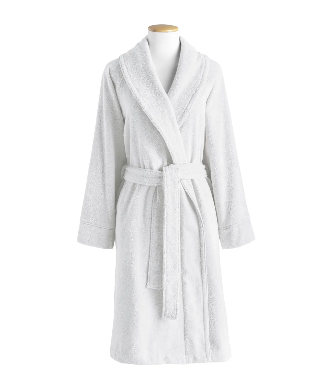 Ess-Cale - Effen badjas van biologisch gekamd katoen