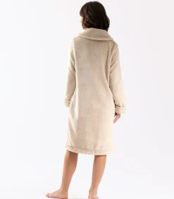 ESSENTIEL H56B molton pluche kamerjas met rits