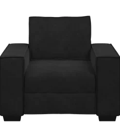 Fauteuil 60 cm fluweel zwart