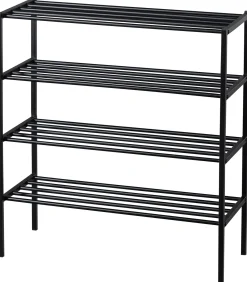 Ferro Schoenenrek - Metaal - Zwart - 80x85x35