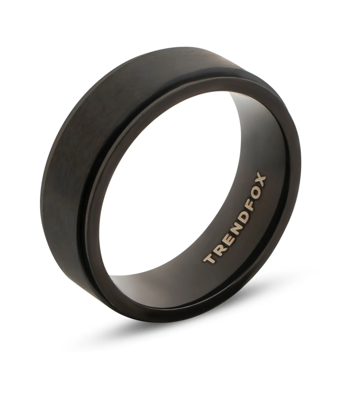 Fidget Ring - Spinner - Zwart - Staal