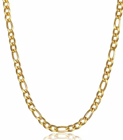 Figaro Ketting - 6mm - Goud Kleurig - Staal - 60cm