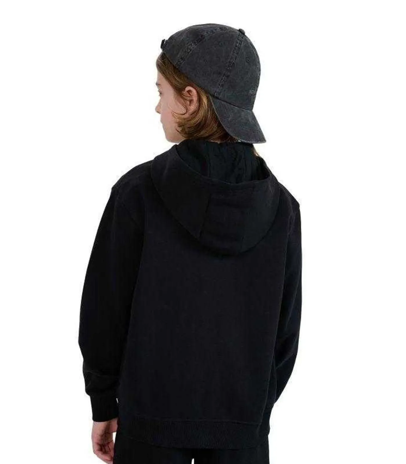 4FJWMM00TSWSM1859 - Trui met kap Met Volledige Ritssluiting - Zwart