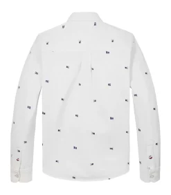 Flags Printed Pique Reg Shirt