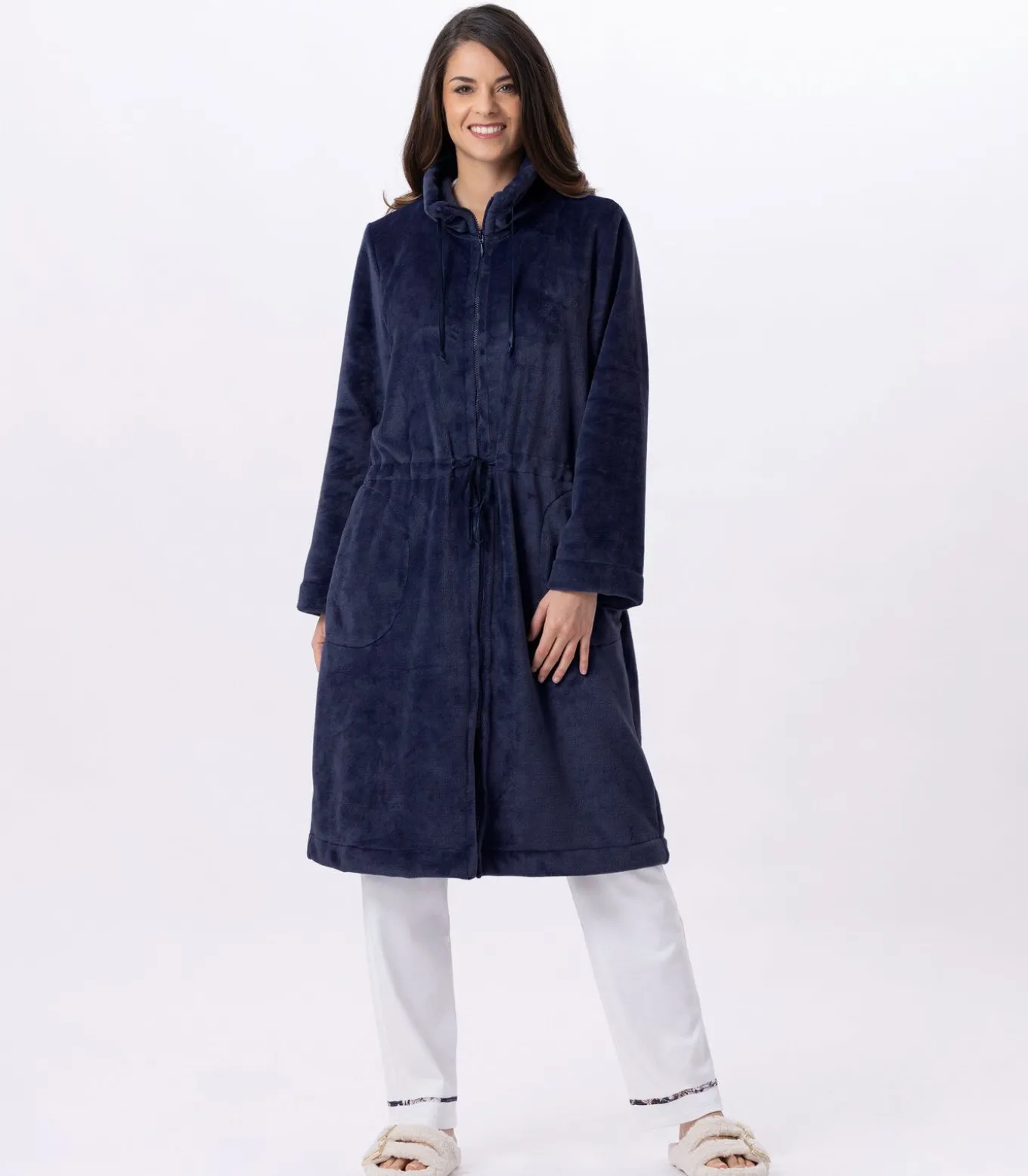 Flanellen jas met ritssluiting ESSENTIEL H53B