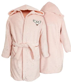 Fleecebadjas met kap, HEDWIGE