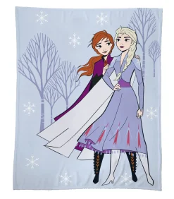 Fleecedeken bedrukt extra zachte 100% polyester, FROZEN 2 SISTERS