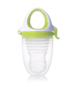 Food Feeder Plus fruitspeen & sabbelzakje voor baby - Groen