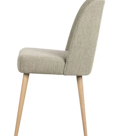 Force Eetkamerstoelen - Naturel - Grijs - Set van 6