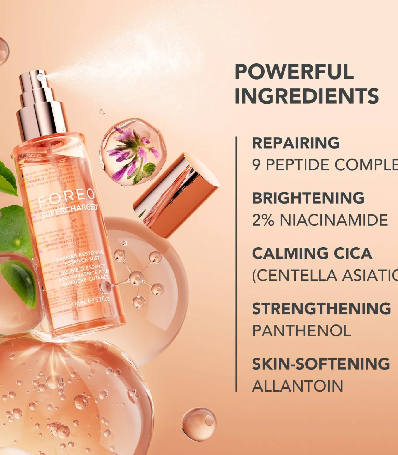 FOREO SUPERCHARGED™ Barrier Restoring Essence Mist