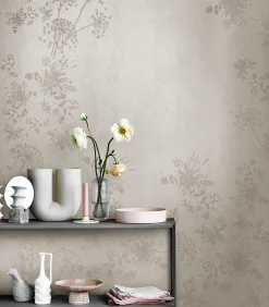 Fotobehang Wild Flower Concrete