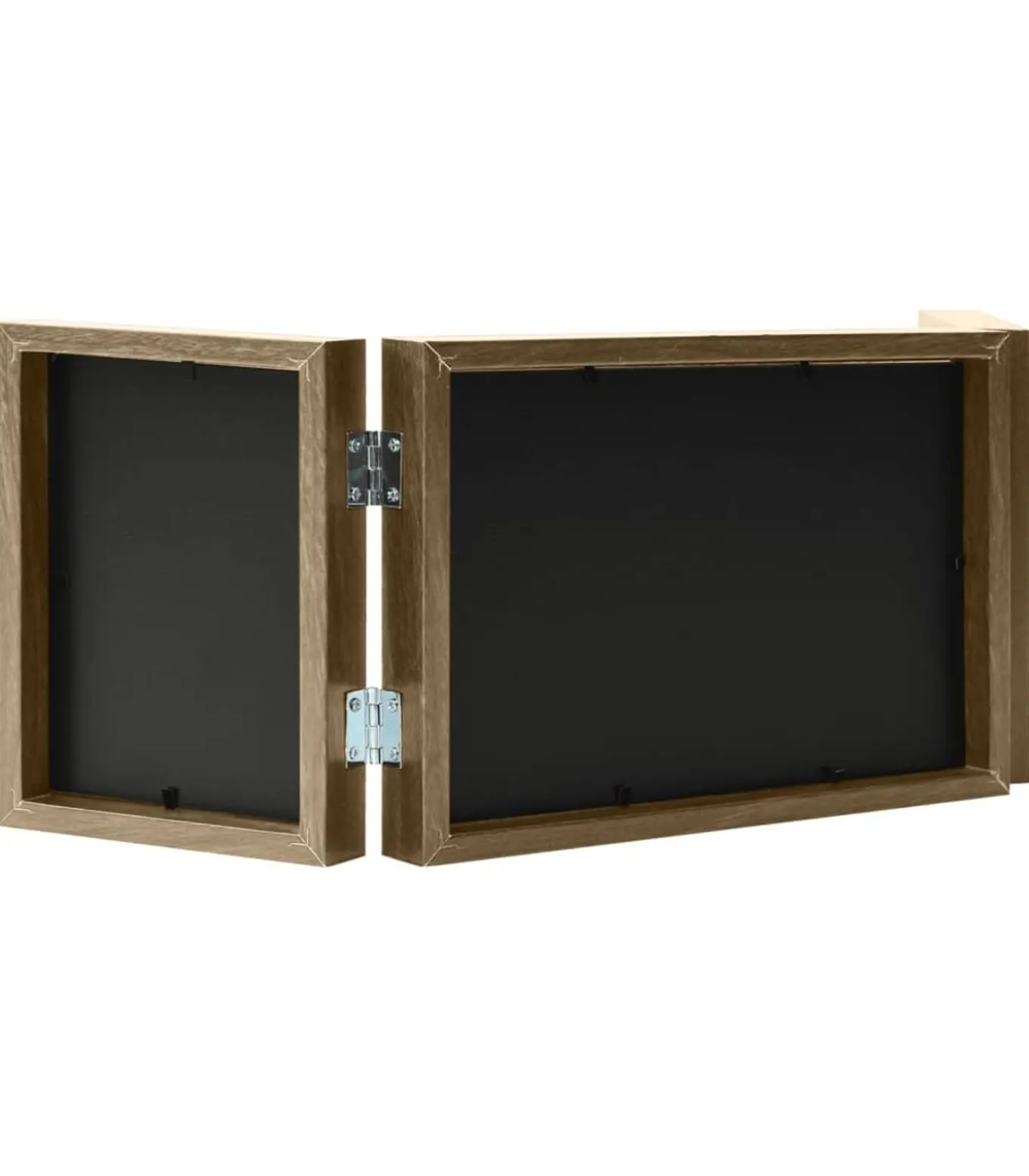 Fotolijst drieluik 28x18 cm+2x(13x18 cm) lichtbruin