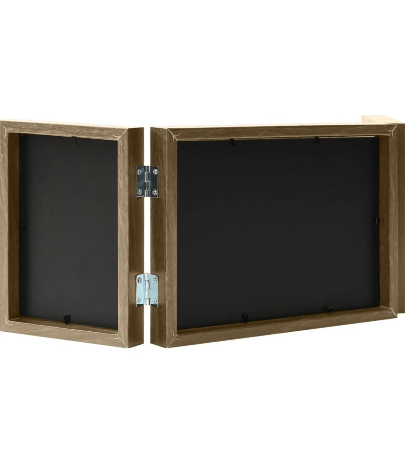 Fotolijst drieluik 22x15 cm+2x(10x15 cm) lichtbruin