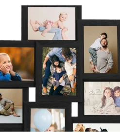 Fotolijst voor 10x(13x18 cm) foto MDF zwart