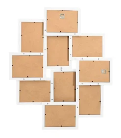 Fotolijst voor 10x(10x15 cm) foto MDF wit