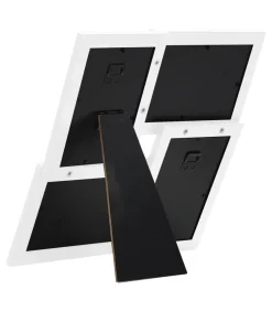 Fotolijst voor 4x(13x18 cm) foto MDF wit